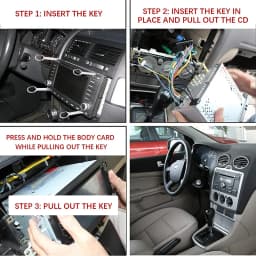 4pcs Car Radio Removal Tool Stereo Key Useful Radio Stereo Release Removal Install Tool Car Repair Tool Accessories Removal Tool
