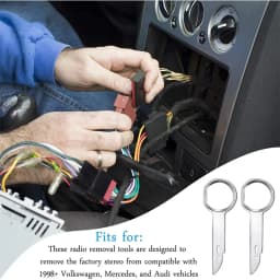 4pcs Car Radio Removal Tool Stereo Key Useful Radio Stereo Release Removal Install Tool Car Repair Tool Accessories Removal Tool
