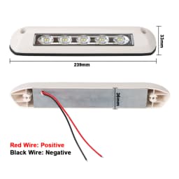 RV Van Trailer Exterior Lamp 12V/24V Waterproof LED Awning Porch Light Caravan Interior Wall Lamps