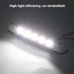RV Van Trailer Exterior Lamp 12V/24V Waterproof LED Awning Porch Light Caravan Interior Wall Lamps