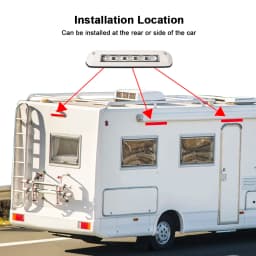 RV Van Trailer Exterior Lamp 12V/24V Waterproof LED Awning Porch Light Caravan Interior Wall Lamps