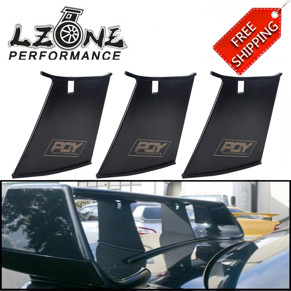 Free Shipping Rear Wing Spoiler Support Stabilizer for Subaru STi 04-07 With PQY Logo JR-WSS01