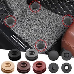 4Pcs Car Floor Mat Fixed Clips Universal Double Layer Floor Carpet Fixing Clamp Buckle Anti Skid Carpet Fastener Car Accessories