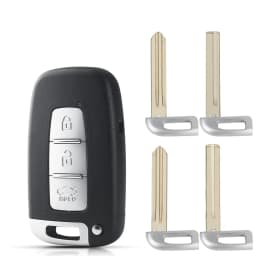 KEYYOU 2/3/4 Buttons Smart Car Remote Key Case Shell For Hyundai IX35 Sonata 8 Elantra For Kia K2 K5 Sportage Forte Replacement