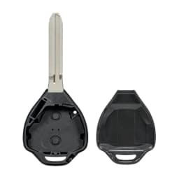 2 Buttons Car Remote Key Shell Case Smart Key Car Case Replacement Keyless Entry Transmitter Shell Fit for Toyota Corolla RAV4