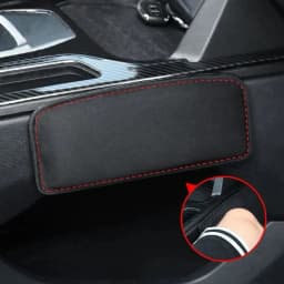 Comfortable Suede Car Pillow Car Knee Pad Auto Cushion Elastic Memory Foam Leg Pad Headrest In The Car Accessories