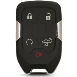 jingyuqin Smart Keyless Fob Shell for Chevrolet Tahoe Silverado Suburban Tahoe GMC Sierra Acadia Terrain YUKON Remote Key Case