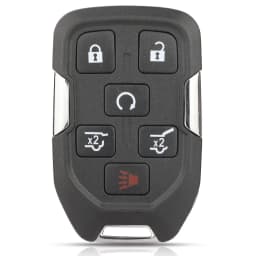 jingyuqin Smart Keyless Fob Shell for Chevrolet Tahoe Silverado Suburban Tahoe GMC Sierra Acadia Terrain YUKON Remote Key Case