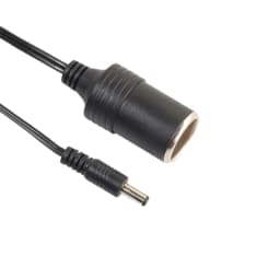 30CM 12V 24V DC 5.5x2.1mm Male Female Plug Connector to Car Cigarette Lighter Socket Power Adapter Cable