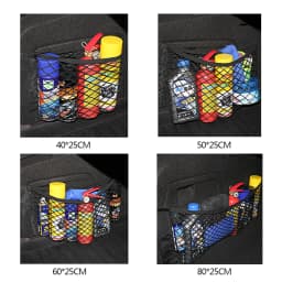 Car Accessories Organizer Net Mesh Seat Elastic Magic Storage For Chery Tiggo 7 Pro Car Trunk Box Jeep Wrangler Haval H6