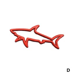 3D Metal Car Styling Sticker Hollow Fish Shark Emblem Badge Decals Automobiles Motorcycle Computer Fuel Cap Accessories Decals