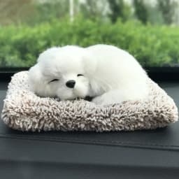 Car Dashboard Ornaments Decor Interior Cute Simulation Plush Cats Dogs Toy Automobiles Decoration Auto Accessories