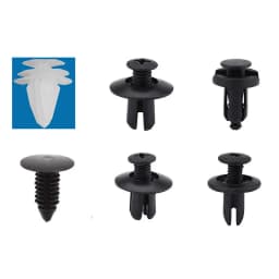 100Pcs Car Plastic Clips Fastener Screws Body Push Retainer Pin Rivet Bumper Panel Interior Decoration Mixed Auto Accessories