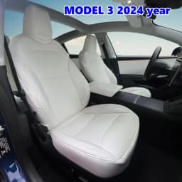 For Tesla Model 3 Y 2017 - 2025 Car Seats Cover Nappa Leather Full Surround Style Factory Wholesale Price Interior Accessories