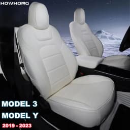 For Tesla Model 3 Y 2017 - 2025 Car Seats Cover Nappa Leather Full Surround Style Factory Wholesale Price Interior Accessories
