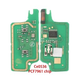 jingyuqin 2/3 Buttons For Peugeot 407 407 307 308 607 Citroen C2 C3 C4 C5 ASK/FSK Remote Key Circuit Board CE0523/36 pcf7941/61