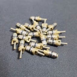 Free Shipping, (100 Pieces) Air Conditioning Charge Cold Medium Interface Valve Core for Peugeot