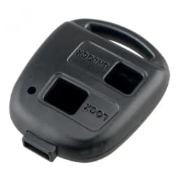 Car Key Case 2 Buttons Car Remote Key Shell with TOY43 Blade + 2 Micro Switches Fit for Toyota Yaris Prado Tarago Camry Corolla