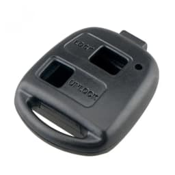 Car Key Case 2 Buttons Car Remote Key Shell with TOY43 Blade + 2 Micro Switches Fit for Toyota Yaris Prado Tarago Camry Corolla