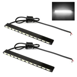 Car Styling Daytime Running Lights 2pcs Daylight SMD 7030 12 LEDs Led Strip Waterproof Car DRL
