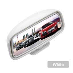 SEAMETAL 360-Degree Rotation Safety Convex Mirror Wide Angle Self-Adhesive Car Blind Spot Mirror Auto Auxiliary Rear View Mirror