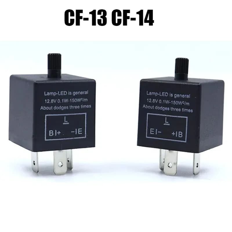 12V 3 Pin CF-13 CF-14 JL-02 Motorcycle LED Flasher Relay Automobile Turn Signal Light Relay Motorcycle Switch Universal
