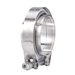 304 Stainless Steel 2" 2.25" 2.5 3 Inch 51 63 76 mm V Band Clamp Turbo Exhaust Pipe Vband Clamp Male Female Flange V Clamp Kits