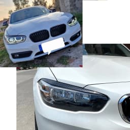 Fit For For BMW Accessories 1 Series F20 F21 16i 118i 120i 125i M135i M140i 2015-2019 Headlight Eyebrow Eyelid Cover Decorative