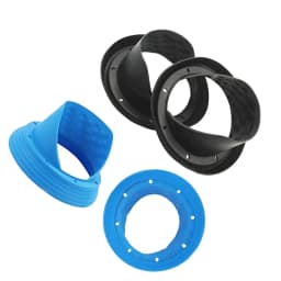 2x 6.5inch Silicone Car Speaker Baffle Protect The Shock Absorb
