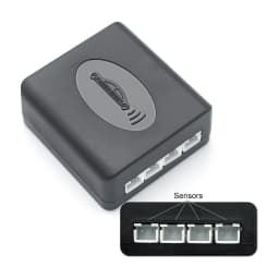 GreenYi Car Parking Sensor Assistant Parktronics 4 Black/Silver/White 13mm Flat Sensors Reverse Radar Sound Buzzer Alarm Sound