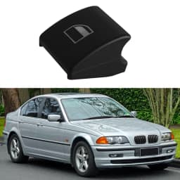 Car Window Switch Repair Button For BMW 3 Series E46 97 20 61318381514 Glass Switch Button Cover Front L Or R