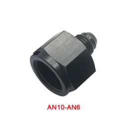 Jiax Black Aluminum AN4 AN8 AN6 1/8NPT Female to AN 3 AN6 AN8 AN10 Male Flare Adapter Fitting Reducer
