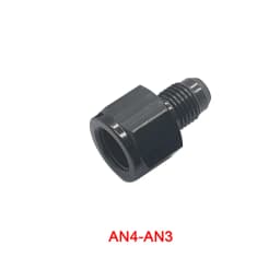 Jiax Black Aluminum AN4 AN8 AN6 1/8NPT Female to AN 3 AN6 AN8 AN10 Male Flare Adapter Fitting Reducer