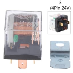 1pc 5Pin 4Pin Waterproof Automotive Relay 12V 100A SPDT Car Control Device Car Relays DC 24V High Capacity Switching