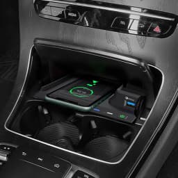 Wireless Charger For Mercedes Benz W205 C43 C63 AMG GLC43 GLC63 X253 C /GLC-Class Mobile Phone USB Charging Pad Accessories