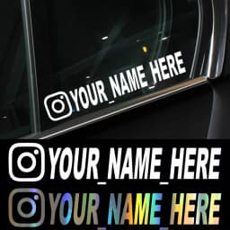 Car Stickers Fashion Car Sticker Vinyl Decals Motorcycle for Instagram FACEBOOK Pinterest YouTube Pegatinas Coche PVC,20CM