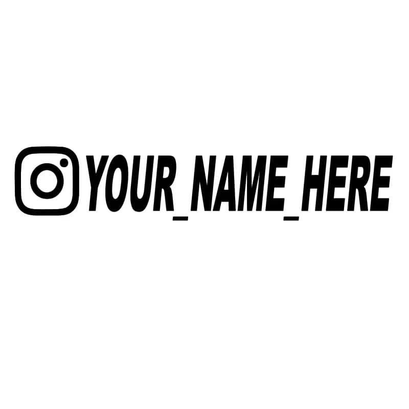 Car Stickers Fashion Car Sticker Vinyl Decals Motorcycle for Instagram FACEBOOK Pinterest YouTube Pegatinas Coche PVC,20CM