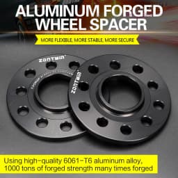 2Pcs 3/5/8/12/15/20mm Wheel Spacer Adapters PCD 5x100/5x112 CB 57.1mm Suit for VW-Audi Car