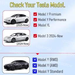 USVOTOV Water Cup Holder Inserts For Tesla Model Y YL Model 3 2025 2026 Accessories Center Console Organizer Storage Box Coaster