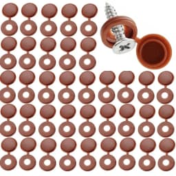 10/100Pcs Nails Screw Caps Plastic Protective Covers 7 Colors Phillips Screw Decorative Cover Cross Screw Folding Cap