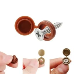 10/100Pcs Nails Screw Caps Plastic Protective Covers 7 Colors Phillips Screw Decorative Cover Cross Screw Folding Cap