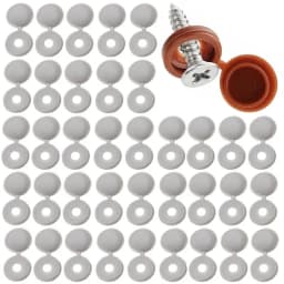 10/100Pcs Nails Screw Caps Plastic Protective Covers 7 Colors Phillips Screw Decorative Cover Cross Screw Folding Cap