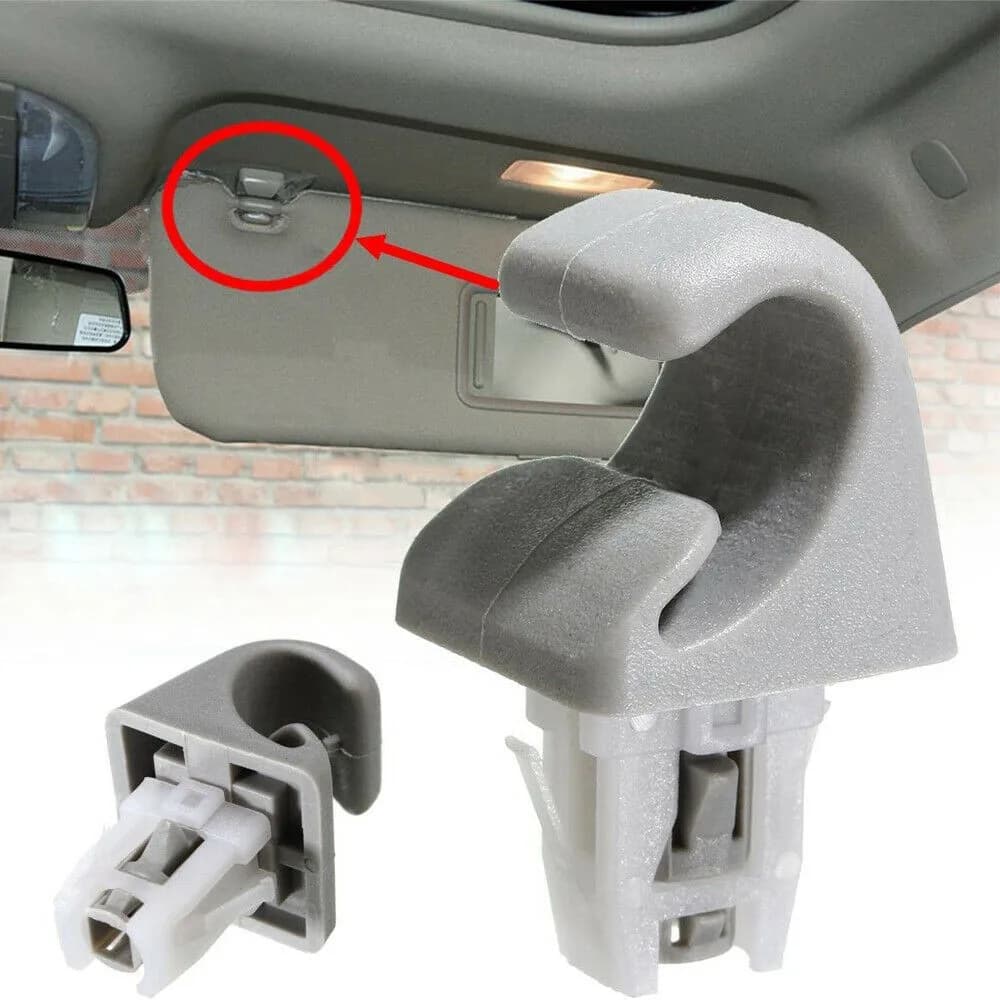 2 Pcs Car Sun Visor Bracket Hook Clip For Toyota Sun Visor Bracket Hook Clip Car Sun Visor Clip Holder Hook Bracket Hanger