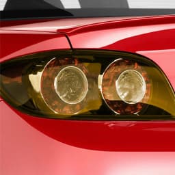 12"x12" Amber Orange Car Light Sticker Car Light Headlight Taillight PVC Tint Film Sticker Fog Light Rear Lamp Yellow Vinyl Film