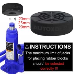 Universal Bottle Jack Rubber Pad Anti-slip Adapter Support Block Car Lift Tool 2 - 10 Ton Bottle Jacks Jacking Points Repair New
