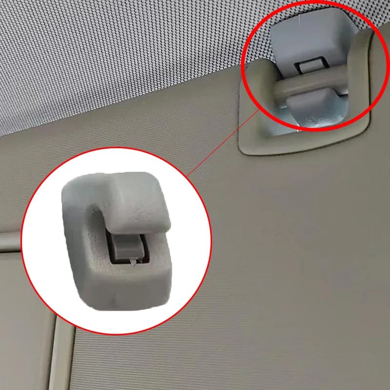 For Chevrolet Spark 2011 2012 2013 2014 2015 2016 2017 2018 2019 2020 Car Sunshade Clip Gray Car Sunshade Support Clip