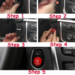 Start Stop Engine A Key To Start Engine Start Button Cover For BMW F Chassis F20 F30 F34 F10 F48 F52 F15 F16 F25 F26