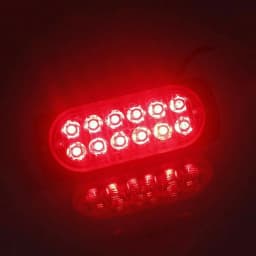 Car rear LED Fog Light Motorcycle Tail Lamp DC 12V-24V Vehicle Anti-Collision Taillight Brake Braking Warning Lamps Car Fog Ligh