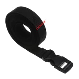 0.5-3M Black Durable Nylon Travel Tied Cargo Tie Down Luggage Lash Belt Strap With Cam Buckle Travel Kits Outdoor Camping Tool