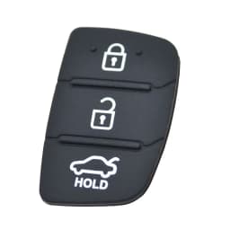 Replacement Rubber 3 Button Pad For Hyundai Creta I20 I40 Solaris ix35 ix45 Tucson Elantra Santa fe Remote Car Repair Key Fob